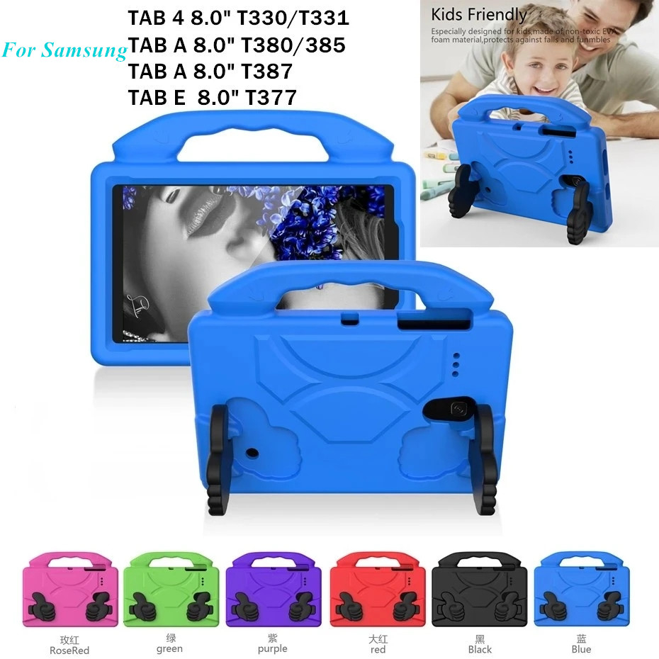 Samsung Galaxy Tab 4 8.0 T330 T331 shock proof EVA โฟมมือถือสําหรับ 8.0 2017 T380 T385 T387 E 8.0 T3