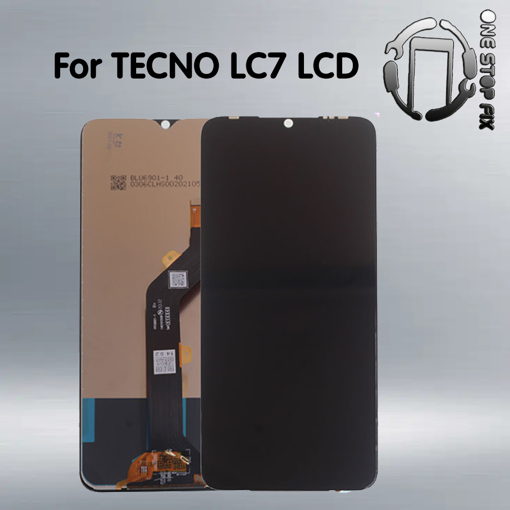 สําหรับ Tecno Pouvoir 4 LC7 LCD Pouvoir 4 Pro จอแสดงผล Touch Screen Digitizer Assembly เปลี่ยน LC8 K