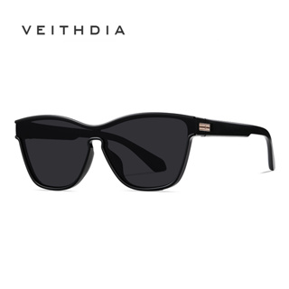 Veithdia ใหม่ แว่นตากันแดดแฟชั่น เลนส์โพลาไรซ์ ป้องกันรังสียูวี น้ําหนักเบา หลากสีสัน TR7544