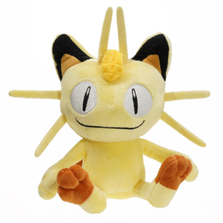 หมอนตุ๊กตานุ่ม รูปการ์ตูนอนิเมะ Tomy Takara Pokemon Meowth ขนาด 25 ซม. เหมาะกับของขวัญวันเกิด ของเล่นสําหรับเด็ก