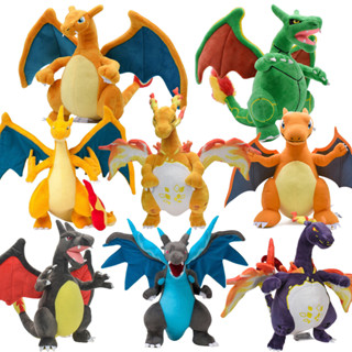 หมอนตุ๊กตานุ่ม รูปการ์ตูนอนิเมะ Pokemon Charmander Charizard XY Mega Evolution Rayquaza 13 สไตล์ สําหรับเด็ก