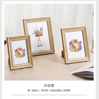 กรอบรูป A4 เรียบง่าย ตกแต่งงานแต่งงาน สามารถแขวนผนัง ได้ สไตล์มินิมอล
