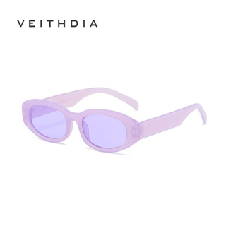 Veithdia ใหม่ แว่นตากันแดดแฟชั่น กรอบเล็ก ทรงแคนดี้ สําหรับผู้ชาย และผู้หญิง S23093