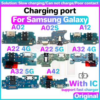 บอร์ดพอร์ตชาร์จ USB สําหรับ samsung Galaxy A02 A02S A12 A22 A32 A42 4G 5G