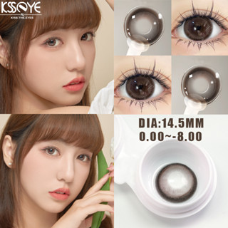 [เลนส์เกรด]  grade lens KSSEYE สีเลนส์ตา 2 ชิ้นสีคอนแทคเลนส์ความงามคอนแทคเลนส์ตา คอนแทคเลนส์พร้อมวิสัยทัศน์