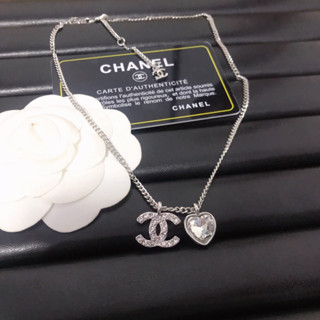 Chanel สร้อยคอ จี้เหล็กไทเทเนียม สไตล์ใหม่ สําหรับผู้หญิง103195