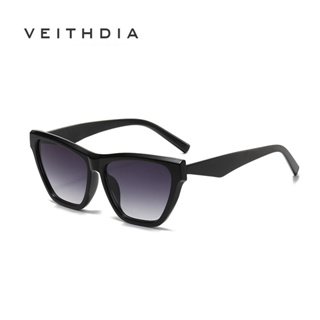 Veithdia ใหม่ แว่นตากันแดดแฟชั่น ทรงสี่เหลี่ยม สไตล์เรโทร สําหรับทุกเพศ S22239