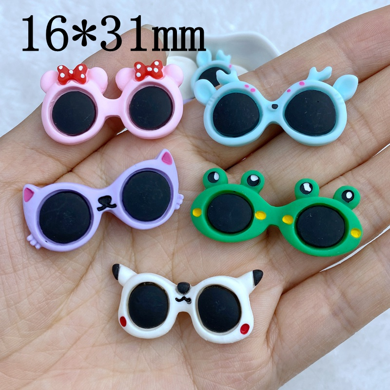 หัวเข็มขัดเรซิ่น รูปดวงตาสัตว์ แฮนด์เมด DIY อุปกรณ์เสริม สําหรับตกแต่งโทรศัพท์มือถือ 10 ชิ้น