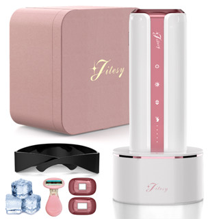 อุปกรณ์กําจัดขนถาวร IPL 3-IN-1 พร้อมกล่องหนัง สําหรับผู้ชาย และผู้หญิง