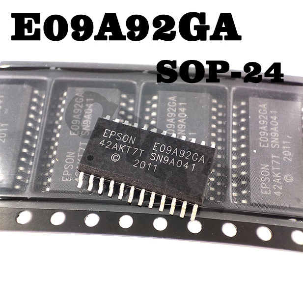 1PCS E09A92GA E09A92 SOP24 ความถี่ Synthesizer เครื่องพิมพ์ชิปไดร์เวอร์