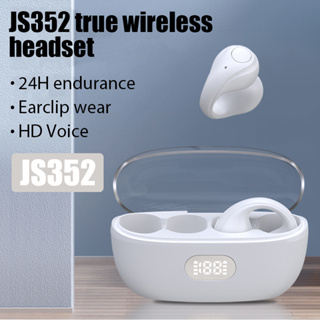 Tws JS352 หูฟังบลูทูธไร้สาย HiFi สเตอริโอ พร้อมไมโครโฟน สําหรับสมาร์ทโฟน