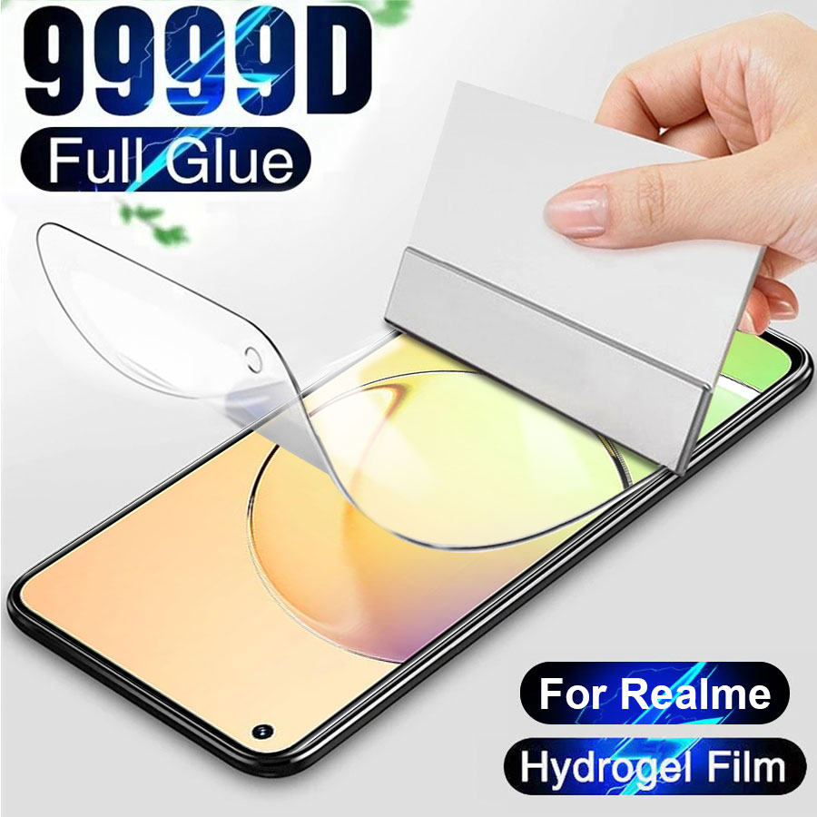 Realme 10 Pro Plus 9 9i 8 7 6 5 3 Pro 7i 6i 5i C55 C31 C33 C35 C30S C25Y C25s C21Y C20A C17 C15 C12 C11 C3 C2 XT X50 Narzo 30A 50A 20 Pro 50i Prime X3 SuperZoom ฟิล์มป้องกันหน้าจอ ฟิล์มไฮโดรเจล