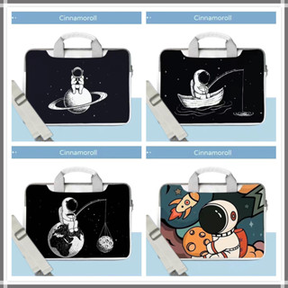 ⭐️Send shoulder strap⭐️PU Waterproof Computer bag Cartoon Astronaut laptop bag 12 13 15 14 15.6 inch Sleeves