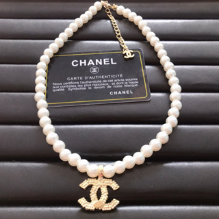 Chanel สร้อยคอ ประดับมุก สไตล์ใหม่ แฟชั่นสําหรับผู้หญิง103275