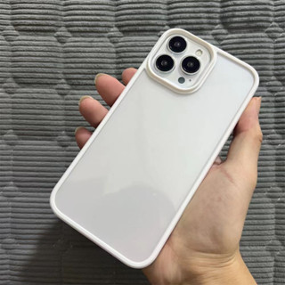 เคสโทรศัพท์มือถือ TPU PC ใส กันกระแทก สําหรับ iPhone 13 Case 11 12 13 Pro Max X XS Max XR