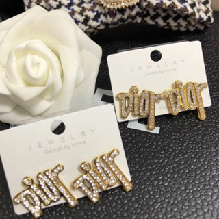 Dior ต่างหูแฟชั่น หรูหรา สําหรับผู้หญิง101066