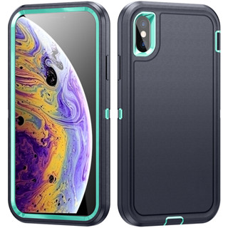 เคสกันกระแทก พร้อมที่ชาร์จไร้สาย รองรับปลั๊กกันฝุ่น สําหรับ iPhone XR X XS 6 6S 7 8 Plus