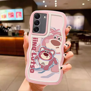 ใหม่ เคสโทรศัพท์มือถือ ยางนิ่ม กันกระแทก ลายหมีสตรอว์เบอร์รี่ สําหรับ samsung a11 a12 a13 4g a13 5g a14 5g samsung a20s a22 4g a22 5g