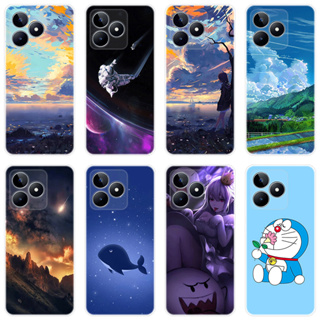 เคสโทรศัพท์มือถือ ซิลิโคนนิ่ม TPU ลายการ์ตูนอนิเมะ สําหรับ Realme C53 C53