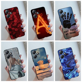 เคสโทรศัพท์มือถือ ซิลิโคน พิมพ์ลายหรูหรา สําหรับ Infinix Hot 30 X6831 Hot 30 Play NFC Hot30 Play X6835B