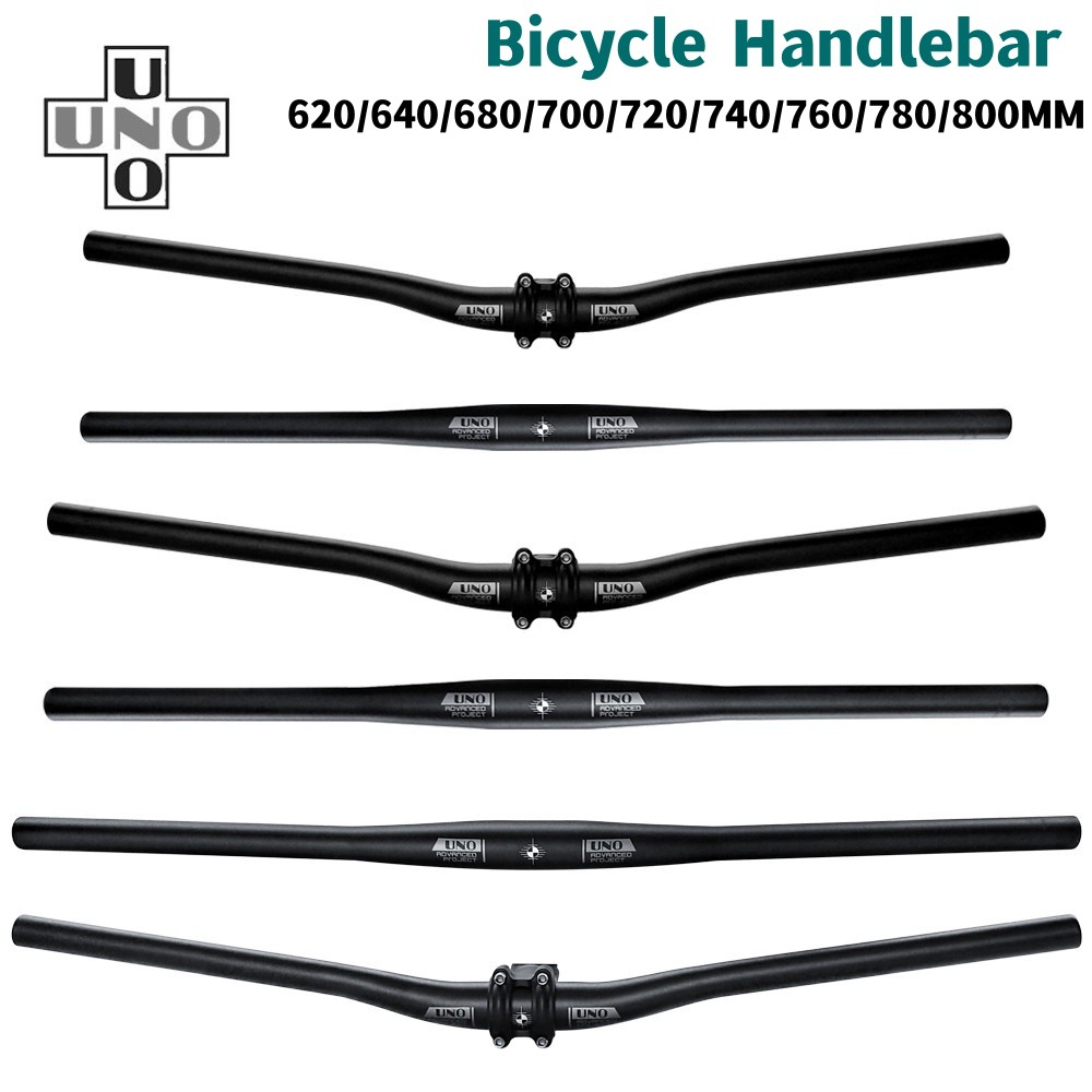 Uno แฮนด์อลูมิเนียมอัลลอยด์ 6061-T6 วัสดุจักรยานเสือภูเขา Handlebar Fit สําหรับ 31.8 มม.จักรยาน Stem