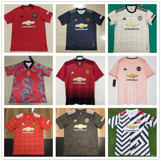 เสื้อกีฬาแขนสั้น ลายทีมชาติฟุตบอล Manchester United 18/19 19 20 ชุดเหย้า