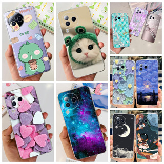 เคสโทรศัพท์มือถือ แบบใส ลายการ์ตูนไดโนเสาร์ แมวน่ารัก สําหรับ Xiaomi 13 Lite Civi 2 3 Civi2 Civi3 5G