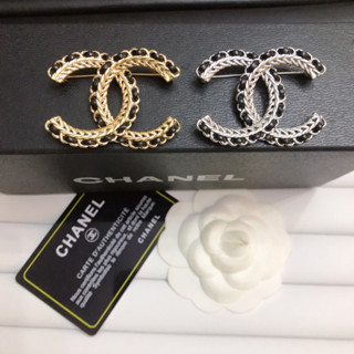 Chanel เข็มกลัดถักนิตติ้ง หรูหรา สไตล์ใหม่ สําหรับผู้หญิง102873