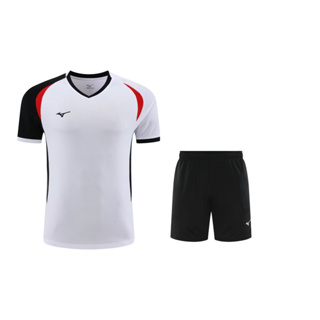 เสื้อแจ็กเก็ตแบดมินตัน Mizuno แขนสั้น ระบายอากาศ สวมใส่สบาย แห้งเร็ว เหมาะกับการเล่นกีฬาปิงปอง สําหรับผู้ชาย และผู้หญิง