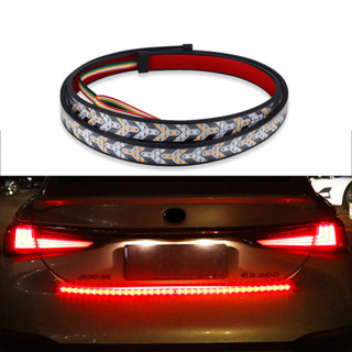 แถบไฟเลี้ยว ไฟเบรก LED สีเหลืองอําพัน DC 12V 24V สําหรับรถบรรทุก รถจี๊ป RV SUV