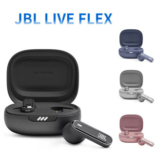 Jbl LIVE FLEX ชุดหูฟังบลูทูธไร้สาย เสียงเบสหนัก กันน้ํา พร้อมเคสชาร์จ สําหรับเล่นกีฬา