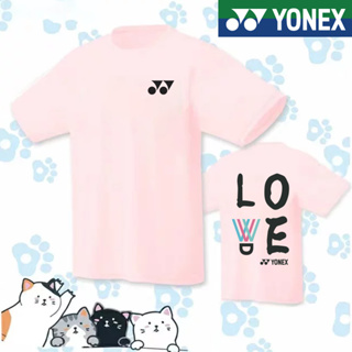 Yonex ใหม่ เสื้อกีฬาแขนสั้น ลายทีมแบดมินตัน YY ซับเหงื่อ แห้งเร็ว สไตล์เกาหลีใต้ เหมาะกับฤดูใบไม้ผลิ และฤดูร้อน สําหรับผู้ชาย และผู้หญิง 2023