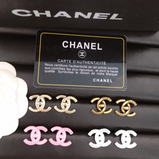 ต่างหู Chanel หรูหรา สไตล์คลาสสิก สําหรับผู้หญิง103287