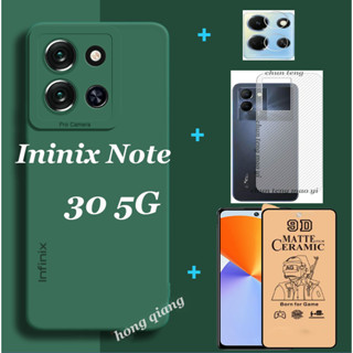 4in1 เคสโทรศัพท์ซิลิโคน สีแคนดี้ สําหรับ Infinix Note 30 5G Infinix Note 30i Note 12 G96