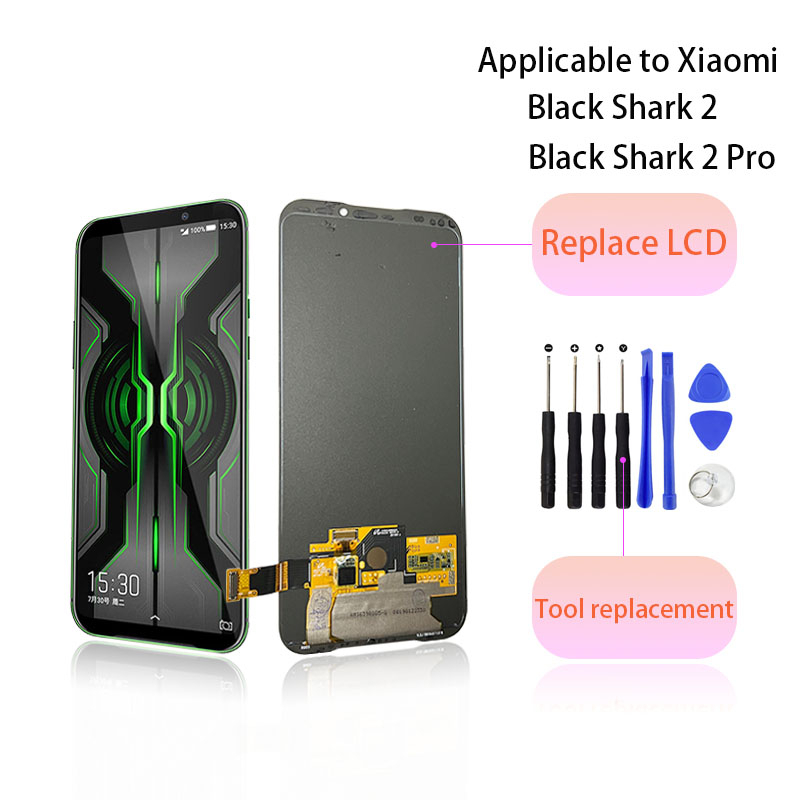 Lcd สําหรับ Xiaomi Black Shark 2 2Pro หน ้ าจอ LCD Black Shark HELO Black Shark 3 3S Black Shark 4 4S 4pro จอแสดงผล LCD Black Shark 5 5pro หน ้ าจอสัมผัส digitizer