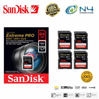 Sandisk Super PRO การ์ดหน่วยความจํา SD 1TB 256GB 128GB 64GB 32GB SDHC UHS-I ความเร็วสูง