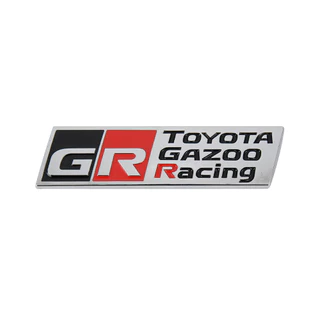 3D สติ๊กเกอร์ติดรถGRโลโก้ติดกระจังหน้าGAZOO RACINGป้ายสําหรับ สติ๊กเกอร์โลโก้โลหะสำหรับตกแต่งรถยนต์โตโยต้าจีอาร์GR SPORT Yaris Corolla Hilux Vios Innova