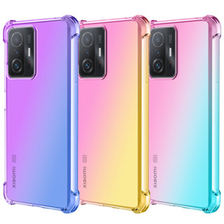 เคสโทรศัพท์มือถือ กันตกสี่มุม สีพื้น สําหรับ Xiaomi 11T 11T Pro Redmi 10C 10 10A 9 9A 9C