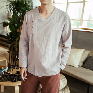 เสื้อแจ็กเก็ต สไตล์จีนโบราณ สําหรับผู้ชาย