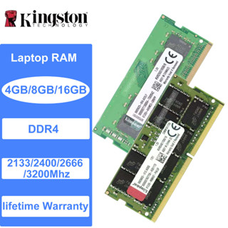 Kingston แรมหน่วยความจําแล็ปท็อป 4GB 8GB 16GB DDR4-2400Mhz 2666Mhz 2133Mhz 3200Mhz 1.2V 260Pin SODIMM