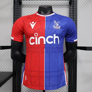 เสื้อกีฬาแขนสั้น ลายทีมชาติฟุตบอล Player 2023-24 The Crystal Palace ชุดเหย้า สําหรับผู้ชาย ไซซ์ S - 2XL