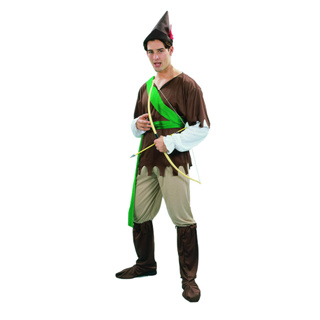 ชุดคอสเพลย์ Peter Pan Robin Hood สไตล์แฟรี่ เหมาะกับปาร์ตี้ฮาโลวีน สําหรับผู้ชาย และผู้ใหญ่ 4 ชิ้น