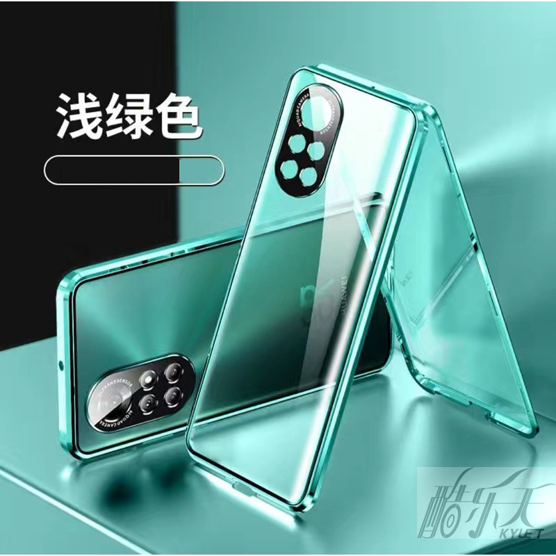 For Huawei Nova Y70 Plus 4 5i 7 7i 8i 7SE 9SE 10 Pro เคสโทรศัพท์มือถือกระจกนิรภัย สองด้าน บางพิเศษ กันกระแทก ไม่มีฟิล์มหรูหรา สําหรับ