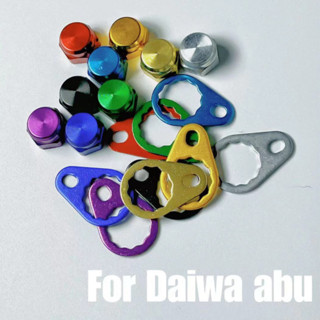 อุปกรณ์เสริมน็อตสกรู 8 คํา สีแดง สีม่วง สําหรับ daiwa abu