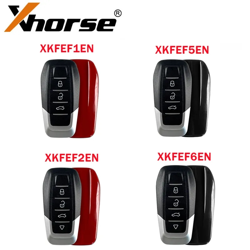 XHORSE VVDI Universal Wire Remote Key FA.LL ประเภทพับ Key XKFEF1EN XKFEF2EN XKFEF5EN XKFEF6EN ใช้สํา