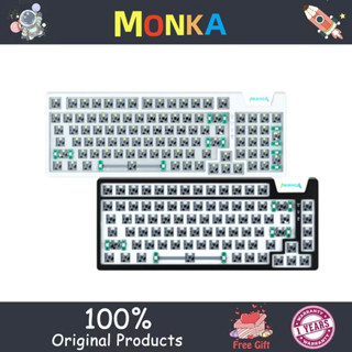 Monka AE75 ชุดคีย์บอร์ดไร้สาย ปะเก็น ฮอตสวอป