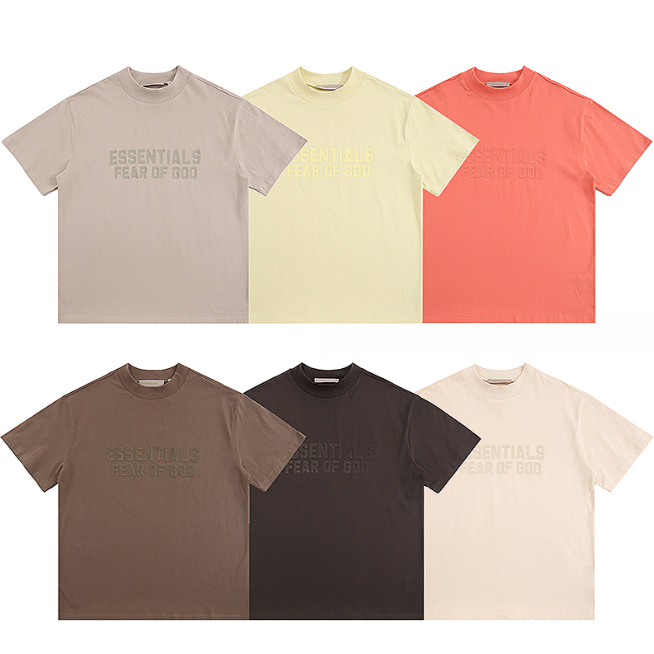 Essentials เสื้อแขนสั้น พิมพ์ลาย FOG Season 8 Flocking