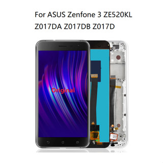 หน้าจอแสดงผล LCD พร้อมกรอบ แบบเปลี่ยน สําหรับ ASUS Zenfone 3 ZE520KL Z017D Z017DA Z017DB