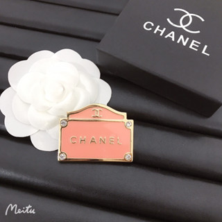 Chanel เข็มกลัด สีชมพู หรูหรา สไตล์ใหม่ สําหรับผู้หญิง102055