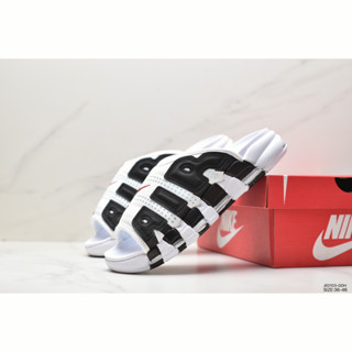 Nike AIR MORE Uptempo รองเท้าแตะลําลอง น้ําหนักเบา ลายแพนด้า สําหรับทุกเพศ